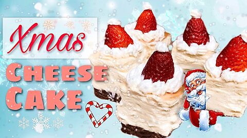 Christmas Cheesecake | ASMR Baking | Soft spoken, Quiet cooking sounds