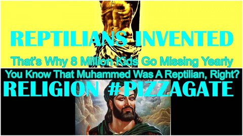 HAPPY EASTER REPTILIANS INVENTED RELIGION BIGGER THAN PEOPLE CAN IMAGINE