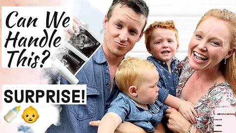 Not Sure We Are Ready For THIS | Funny Surprise Video 👶 ANNOUNCEMENT | Pregnant with Baby #3