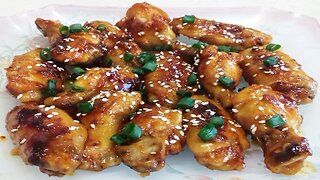 Honey Garlic Chicken wings - Easy chicken recipe at home