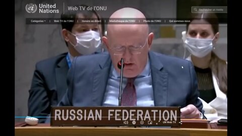 Déclarations Russes au conseil de sécurité