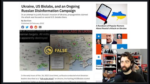 US Biolabs In Ukraine ARE REAL! 'Who Do You DISTRUST More?' DISINFO Everywhere!