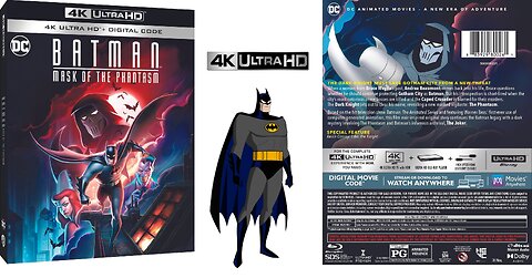 Batman: Mask of the Phantasm [4K Ultra HD +Trailer] Kevin Conroy as Batman