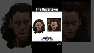 The Undertaker painting Procreate.