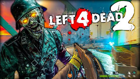 LEFT 4 DEAD 2 meets Cold War Zombies... (Bo3 Custom Zombies Map)