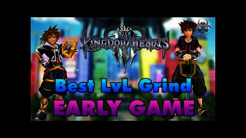 Kingdom Hearts 3 - Best & Fastest Place To Level Grind *EARLY GAME*