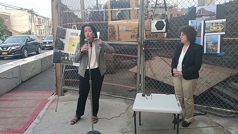 NYC Councilmember Alexa Aviles Rally Infront of the demolition site of 1222 63rd st BK 7/19/23