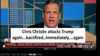 Chris Christie says you must say Trump to beat him tweet is then roasted