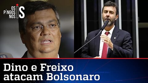 Flávio Dino e Marcelo Freixo se filiam ao PSB e dizem que eleição de 2022 pode ser a última