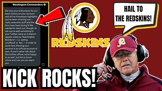 NFL Fans CRUSH Commanders For PRESSURING Washington Redskins Twitter Account To CHANGE THE NAME!