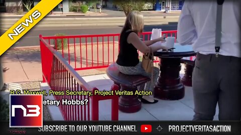 SHOCK VIDEO CATCHES Dem Candidate Katie Hobbs cowering in bathroom after being exposed by Veritas