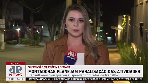 Montadoras planejam paralisação das atividades