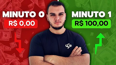 (GARANTIDO) Como GANHAR 100 REAIS em 1 MINUTO - Paga NA HORA via PIX 2023