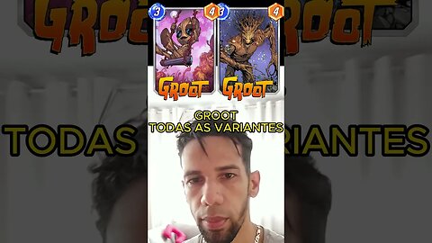 GROOT TODAS AS VARIANTES #marvelsnap