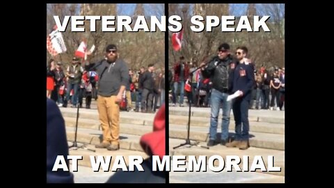 Rolling Thunder Biker Rally in Ottawa: Veteran Speeches at War Memorial | April 30th 2022