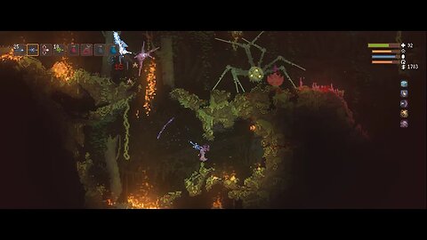 Noita Gameplay - Daily run - Entered Underground Jungle + Gold Digger