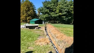 Drain Lines Going IN