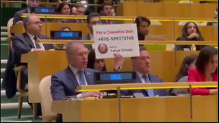 Israeli Ambassador humiliates the Hamas-sympathising U.N.