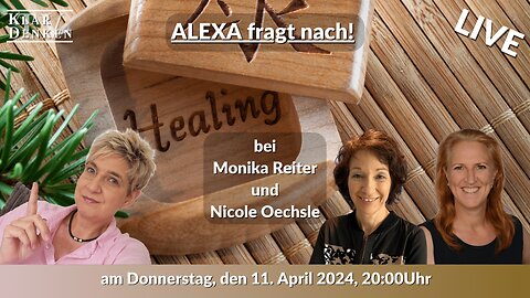 🔴💥LIVE - Alexa fragt nach! bei Monika Reiter und Nicole Oechsle - Personalisierte Ernährung💥