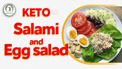 most delicious salami, egg and mayonnaise salad #shorts