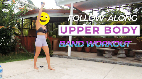 FOLLOW ALONG | Upper Body With Bands + FINISHER 😄