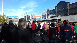 3 Jun 2018 - Buckley Street Level Crossing Protest