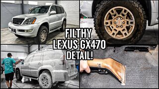 Cleaning a Filthy Lexus GX470 After a Road Trip | Insanely Satisfying Car Detailing Transformation!