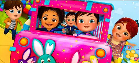 Wheels on the bus 🚌 - kids videos - abc cartoon | Nursery rhymes