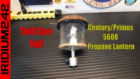 Thrift Store Find! Century/Primus 5600 Propane Lantern