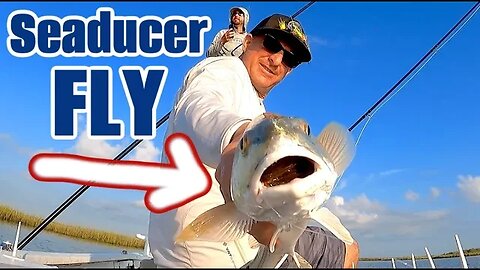 FLY FISHING for MARSH Redfish Rockport TEXAS | Seaducer Fly