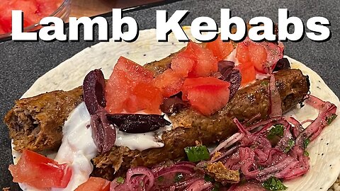 Mediterranean Lamb Kebabs with Sumac Red Onions