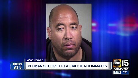 Man sets fire in apartment to get rid of roommates who were bullying him