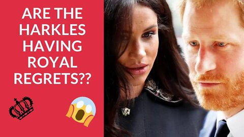 Are the Harkles Having Royal Regrets?