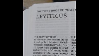 Read with me - the Bible #Leviticus Chapters 1 and 2