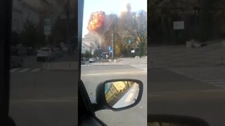 🇺🇦GraphicWar18+🔥Kyiv Attacked by Russia Iran Made Drone - Glory to Ukraine Armed Force(ZSU) #shorts