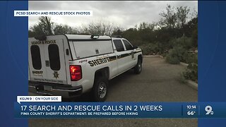 Deputies respond to several hiker rescues