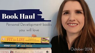 October 2018 Book Haul UK ¦ Personal Development Self Help ¦ Booktube