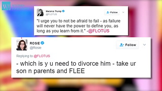 Rosie O’Donnell Urges Melania Trump To Divorce The President And ‘Flee’