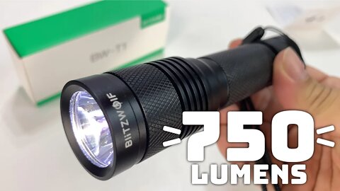 Blitzwolf BW-T1 750 Lumens LED Pocket Flashlight Review