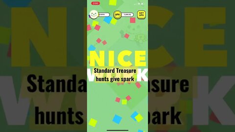 Standard treasure hunts give spark. Don’t forget to play your free spawn.