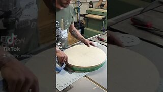 How to make perfect circle #shorts #woodworking #shortvideo #subscribe #reels #router #art