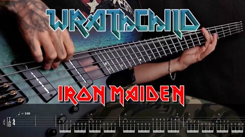 BEST BASS RIFFS Tutorial - Wrathchild by Iron Maiden