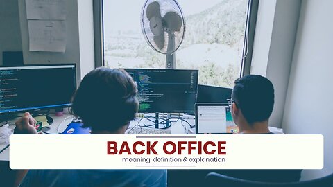 What is BACK OFFICE?