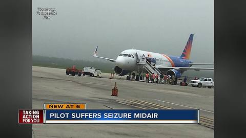 Pilot suffers seizure on Allegiant Airlines flight to Florida