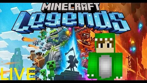 Playing MINECRAFT LEGENDS FOR THE FIRST TIME - LIVE