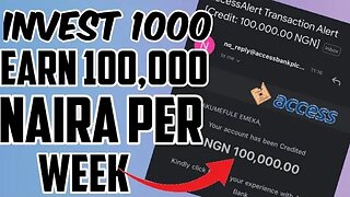 I made 100,000 naira per week with 1,000 naira in Nigeria with one site (make money online in 2023)
