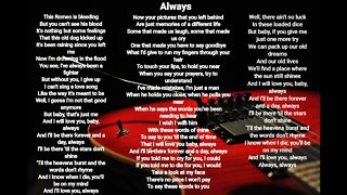 Bon Jovi-Always - Bon Jovi lyrics [HQ]