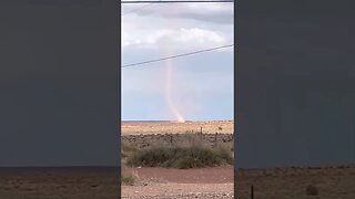 Huge Dust Devil “Tornado” I Filmed along Historic Route 66