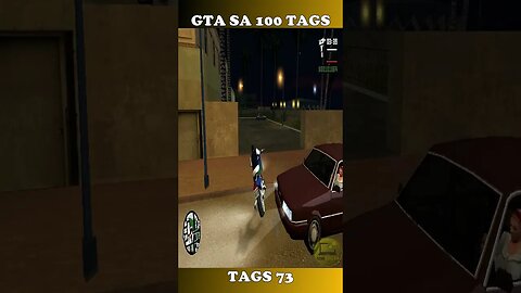 GTA SAN ANDREAS 100 TAGS TAG 73 #shorts #semedissaum #gta