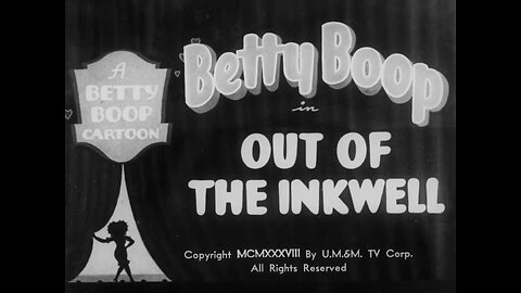"Out of the Inkwell" (1938 Original Black & White Cartoon)
